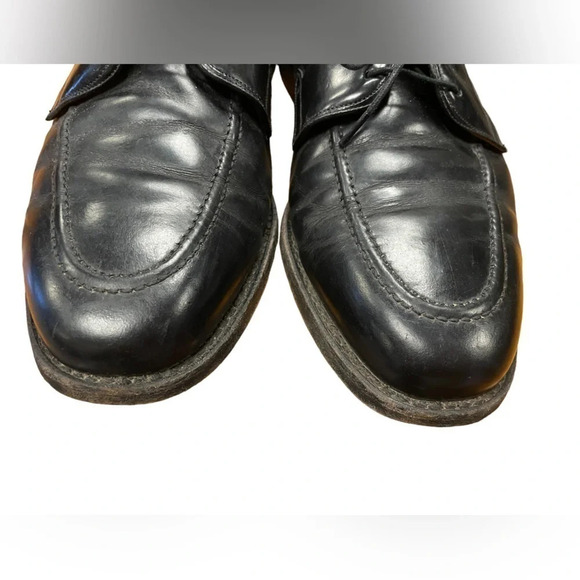 Johnston & Murphy Black Leather Lace Up Oxfords  Shoes Size 11 - Picture 3 of 11